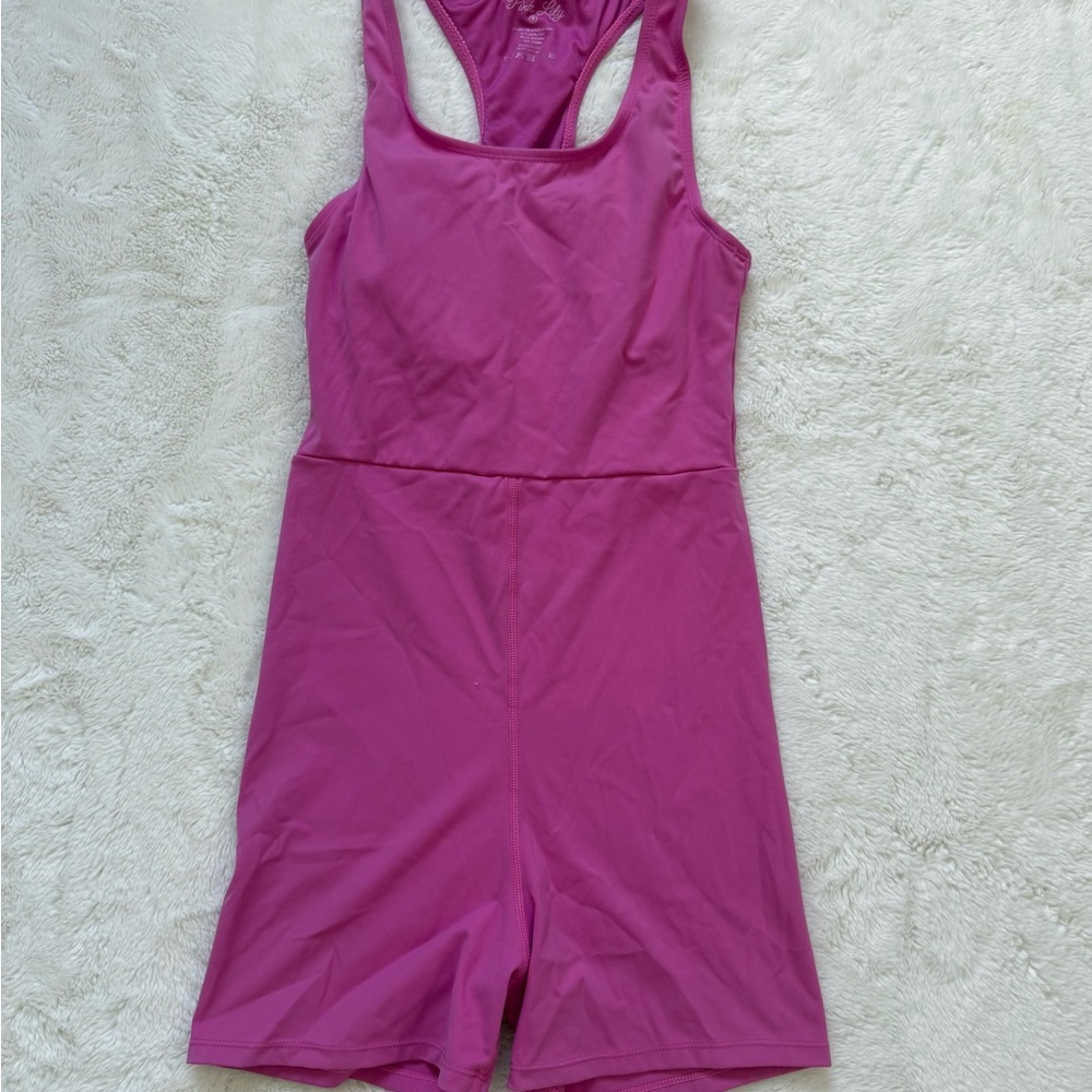 Pink Lily One Piece Romper